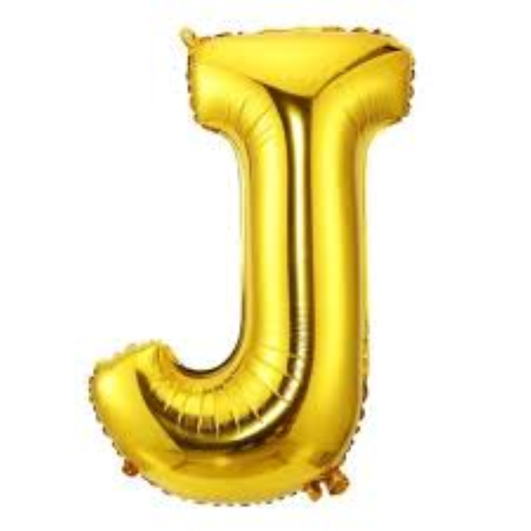 16'' FOIL BALLOON LETTER J BKF-050